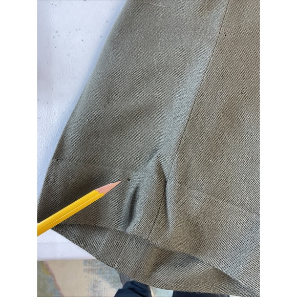 Vtg Polo Ralph Lauren Wool Suit Pants Dress Green Mens Size 34x30 (40R pant) - Picture 9 of 16